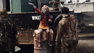 Z NATION -- "Duel" Episode 314 -- Pictured: Caitlin Carmichael as Lucy -- (Photo by: Go2 Z/Syfy)